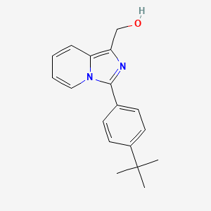 Imidazo[1,5-a]pyridine-1-methanol, 3-[4-(1,1-dimethylethyl)phenyl]-