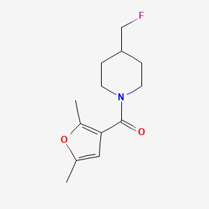 1-(2,5-Dimethylfuran-3-carbonyl)-4-(fluoromethyl)piperidine