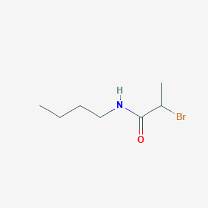 molecular formula C7H14BrNO B12224126 2-bromo-N-butylpropanamide 