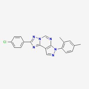 2-(4-chlorophenyl)-7-(2,4-dimethylphenyl)-7H-pyrazolo[4,3-e][1,2,4]triazolo[1,5-c]pyrimidine