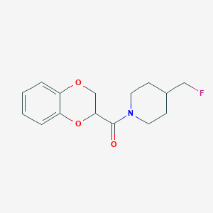 1-(2,3-Dihydro-1,4-benzodioxine-2-carbonyl)-4-(fluoromethyl)piperidine