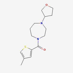 1-(4-Methylthiophene-2-carbonyl)-4-(oxolan-3-yl)-1,4-diazepane