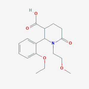 (2{R},3{R})-2-(2-ethoxyphenyl)-1-(2-methoxyethyl)-6-oxopiperidine-3-carboxylic acid