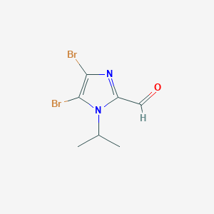 4,5-Dibromo-1-(propan-2-yl)-1H-imidazole-2-carbaldehyde