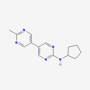 N-cyclopentyl-2'-methyl-[5,5'-bipyrimidin]-2-amine