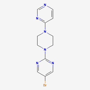 5-Bromo-2-[4-(pyrimidin-4-yl)piperazin-1-yl]pyrimidine