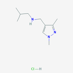 [(1,3-dimethyl-1H-pyrazol-4-yl)methyl]isobutylamine