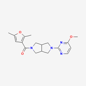 2-[5-(2,5-Dimethylfuran-3-carbonyl)-octahydropyrrolo[3,4-c]pyrrol-2-yl]-4-methoxypyrimidine