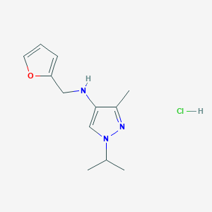 N-(2-furylmethyl)-1-isopropyl-3-methyl-1H-pyrazol-4-amine