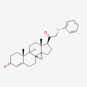 molecular formula C27H34O2Se B1222452 21-(Phenylseleno)progesterone CAS No. 74136-99-5