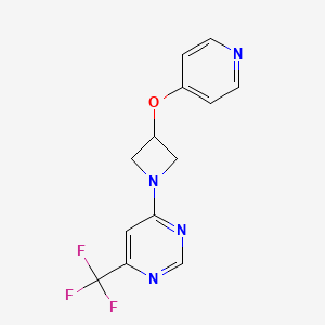 4-[3-(Pyridin-4-yloxy)azetidin-1-yl]-6-(trifluoromethyl)pyrimidine