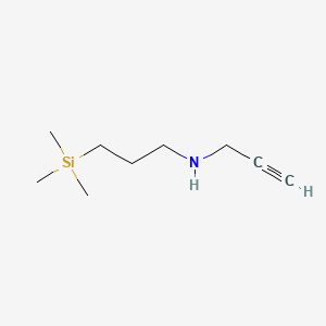 B1222457 N-prop-2-ynyl-3-trimethylsilylpropan-1-amine CAS No. 80496-44-2