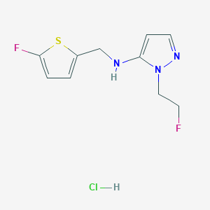 1-(2-fluoroethyl)-N-[(5-fluoro-2-thienyl)methyl]-1H-pyrazol-5-amine