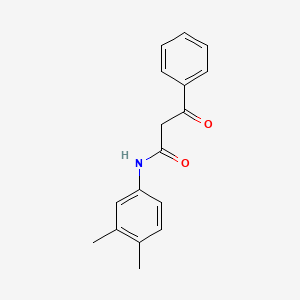 molecular formula C17H17NO2 B12224684 N-(3,4-dimethylphenyl)-3-oxo-3-phenylpropanamide 