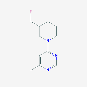 4-[3-(Fluoromethyl)piperidin-1-yl]-6-methylpyrimidine