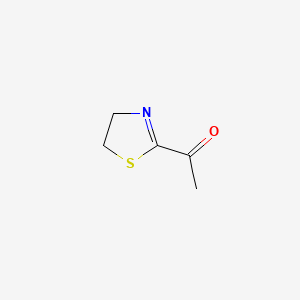 molecular formula C5H7NOS B1222474 2-乙酰基-2-噻唑啉 CAS No. 29926-41-8