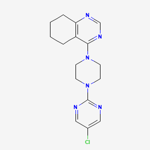 4-[4-(5-Chloropyrimidin-2-yl)piperazin-1-yl]-5,6,7,8-tetrahydroquinazoline