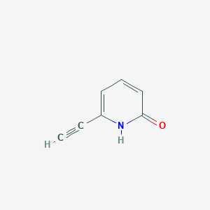 molecular formula C7H5NO B122248 6-乙炔基吡啶-2(1H)-酮 CAS No. 145143-31-3