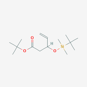 tert-Butyl-3-(tert-butyldimethylsilyloxy)pent-4-enoate