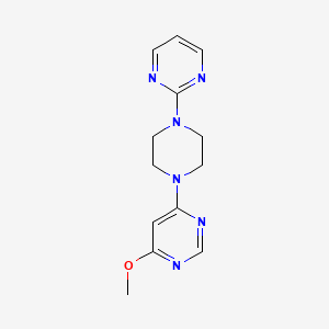 4-Methoxy-6-[4-(pyrimidin-2-yl)piperazin-1-yl]pyrimidine