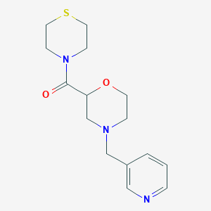 4-[(Pyridin-3-yl)methyl]-2-(thiomorpholine-4-carbonyl)morpholine