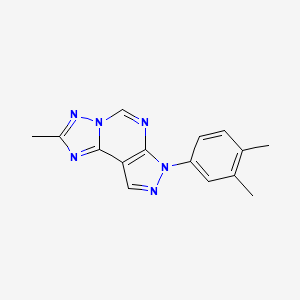 7-(3,4-dimethylphenyl)-2-methyl-7H-pyrazolo[4,3-e][1,2,4]triazolo[1,5-c]pyrimidine