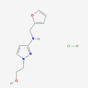 2-{3-[(2-furylmethyl)amino]-1H-pyrazol-1-yl}ethanol