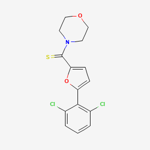 [5-(2,6-Dichlorophenyl)furan-2-yl](morpholin-4-yl)methanethione