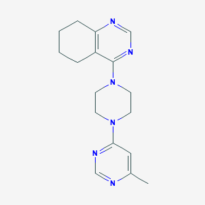 4-[4-(6-Methylpyrimidin-4-yl)piperazin-1-yl]-5,6,7,8-tetrahydroquinazoline