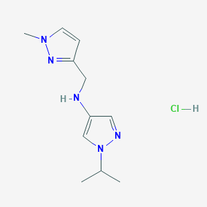 1-isopropyl-N-[(1-methyl-1H-pyrazol-3-yl)methyl]-1H-pyrazol-4-amine