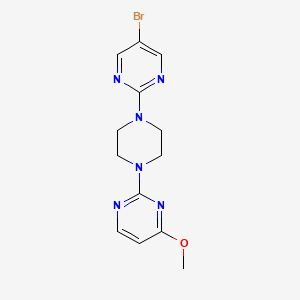 2-[4-(5-Bromopyrimidin-2-yl)piperazin-1-yl]-4-methoxypyrimidine