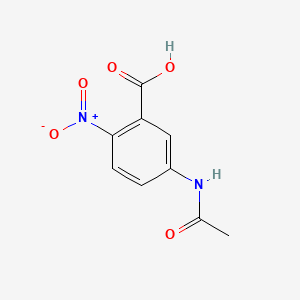 molecular formula C9H8N2O5 B1222500 5-Acetamido-2-nitrobenzoic acid CAS No. 4368-83-6