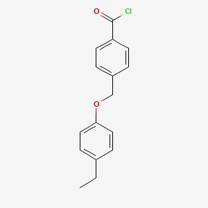 4-[(4-Ethylphenoxy)methyl]benzoyl chloride