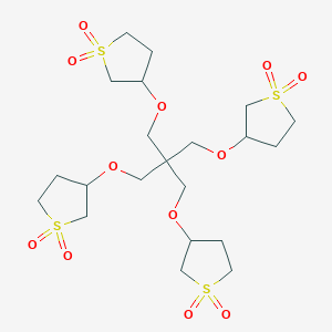 Thiophene, 3,3',3'',3'''-(neopentanetetrayltetraoxy)tetrakis[tetrahydro-, 1,1,1',1',1'',1'',1''',1'''-octaoxide