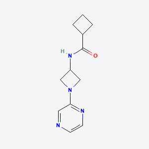 N-[1-(pyrazin-2-yl)azetidin-3-yl]cyclobutanecarboxamide