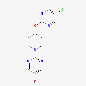 2-{4-[(5-Chloropyrimidin-2-yl)oxy]piperidin-1-yl}-5-fluoropyrimidine