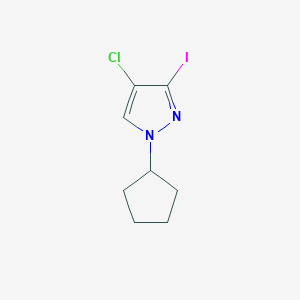 4-chloro-1-cyclopentyl-3-iodo-1H-pyrazole