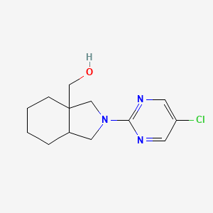 [2-(5-chloropyrimidin-2-yl)-octahydro-1H-isoindol-3a-yl]methanol