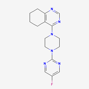 4-[4-(5-Fluoropyrimidin-2-yl)piperazin-1-yl]-5,6,7,8-tetrahydroquinazoline