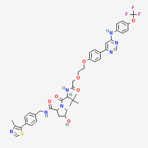 molecular formula C43H46F3N7O7S B12225255 Gmb 475;gmb475 