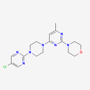 4-{4-[4-(5-Chloropyrimidin-2-yl)piperazin-1-yl]-6-methylpyrimidin-2-yl}morpholine