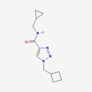 1-(cyclobutylmethyl)-N-(cyclopropylmethyl)-1H-1,2,3-triazole-4-carboxamide