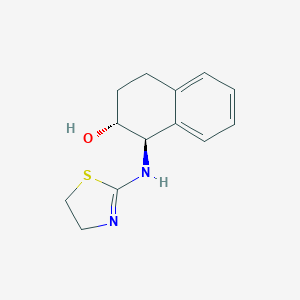 B122253 2-Naphthalenol, 1,2,3,4-tetrahydro-1-((4,5-dihydro-2-thiazolyl)amino)-, trans- CAS No. 141034-15-3