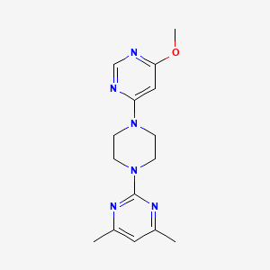 2-[4-(6-Methoxypyrimidin-4-yl)piperazin-1-yl]-4,6-dimethylpyrimidine