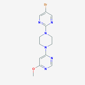 4-[4-(5-Bromopyrimidin-2-yl)piperazin-1-yl]-6-methoxypyrimidine