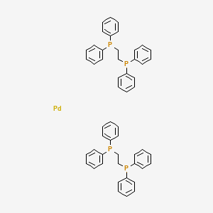 B1222536 Bis[1,2-bis(diphenylphosphino)ethane]palladium(0) CAS No. 31277-98-2