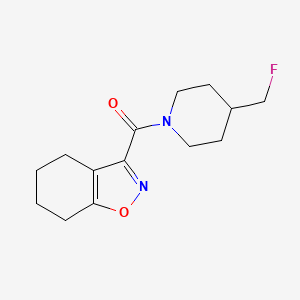 3-[4-(Fluoromethyl)piperidine-1-carbonyl]-4,5,6,7-tetrahydro-1,2-benzoxazole