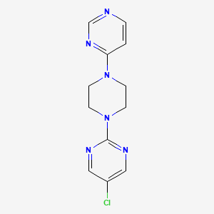 5-Chloro-2-[4-(pyrimidin-4-yl)piperazin-1-yl]pyrimidine