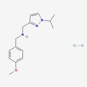 1-(1-isopropyl-1H-pyrazol-3-yl)-N-(4-methoxybenzyl)methanamine