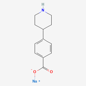 Sodium 4-(piperidin-4-yl)benzoate